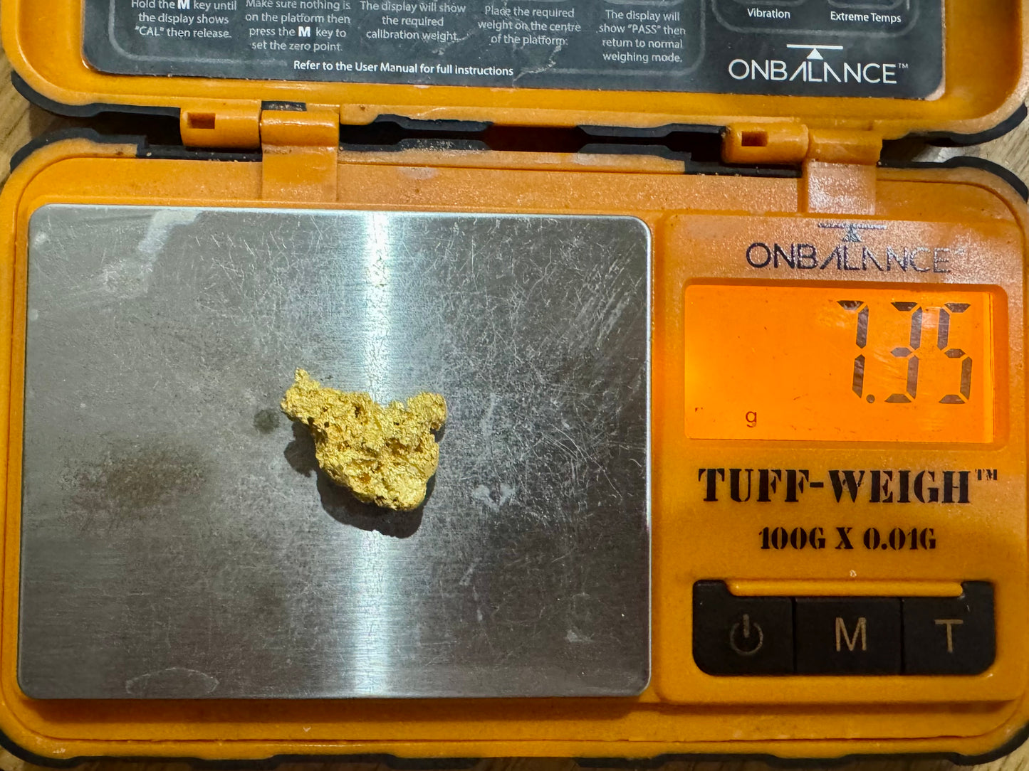 Beautiful Collectors 7.35 gram Northern Territory Gold Nugget