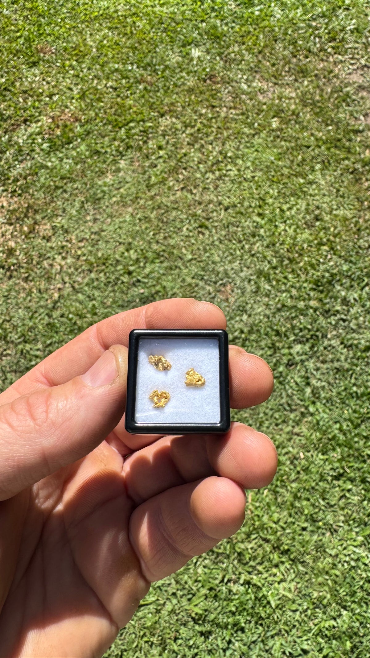 Three Special 1.17gram Gold Nuggets