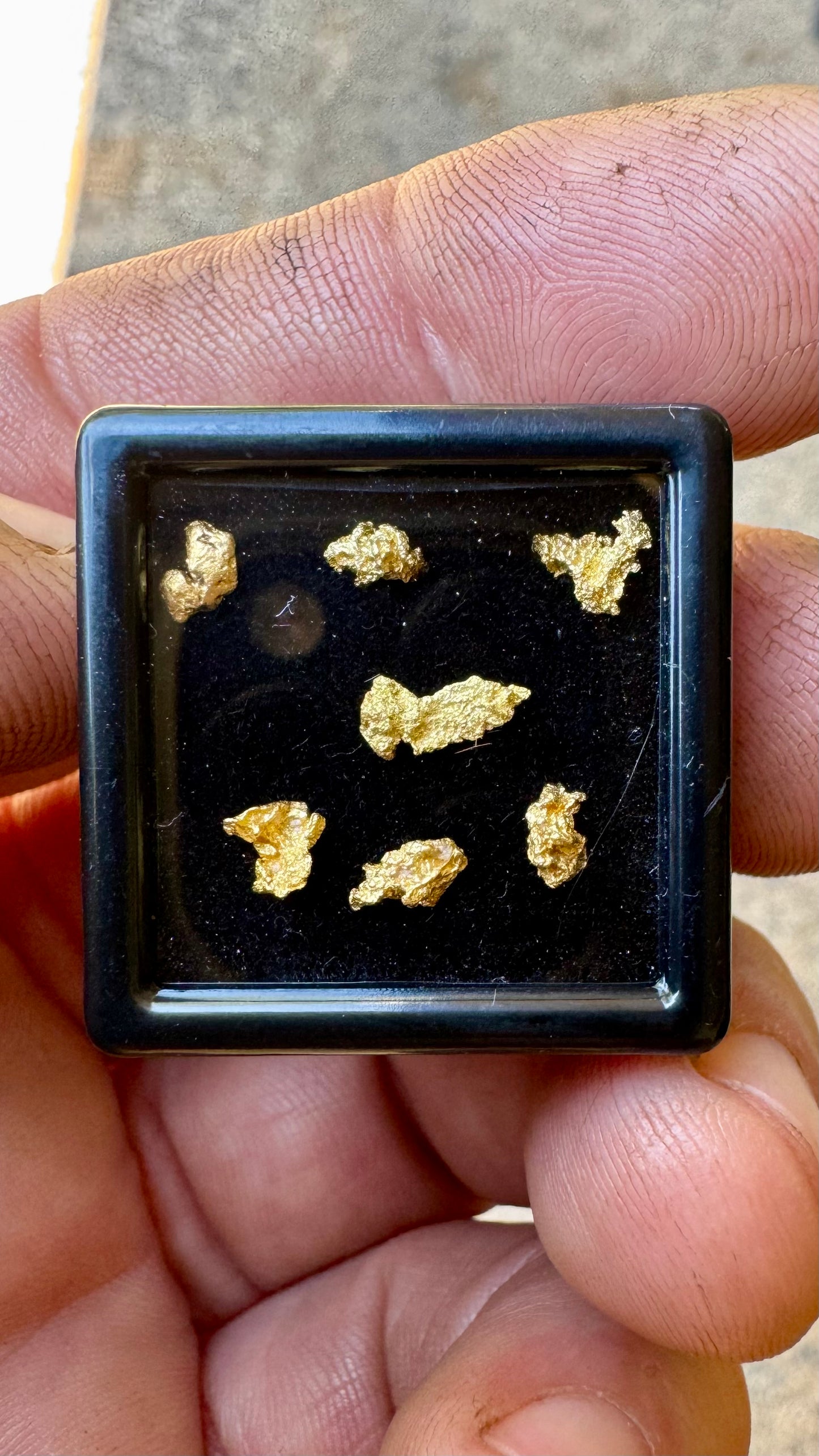 Seven Small but precious Gold Nuggets 1.09 grams total