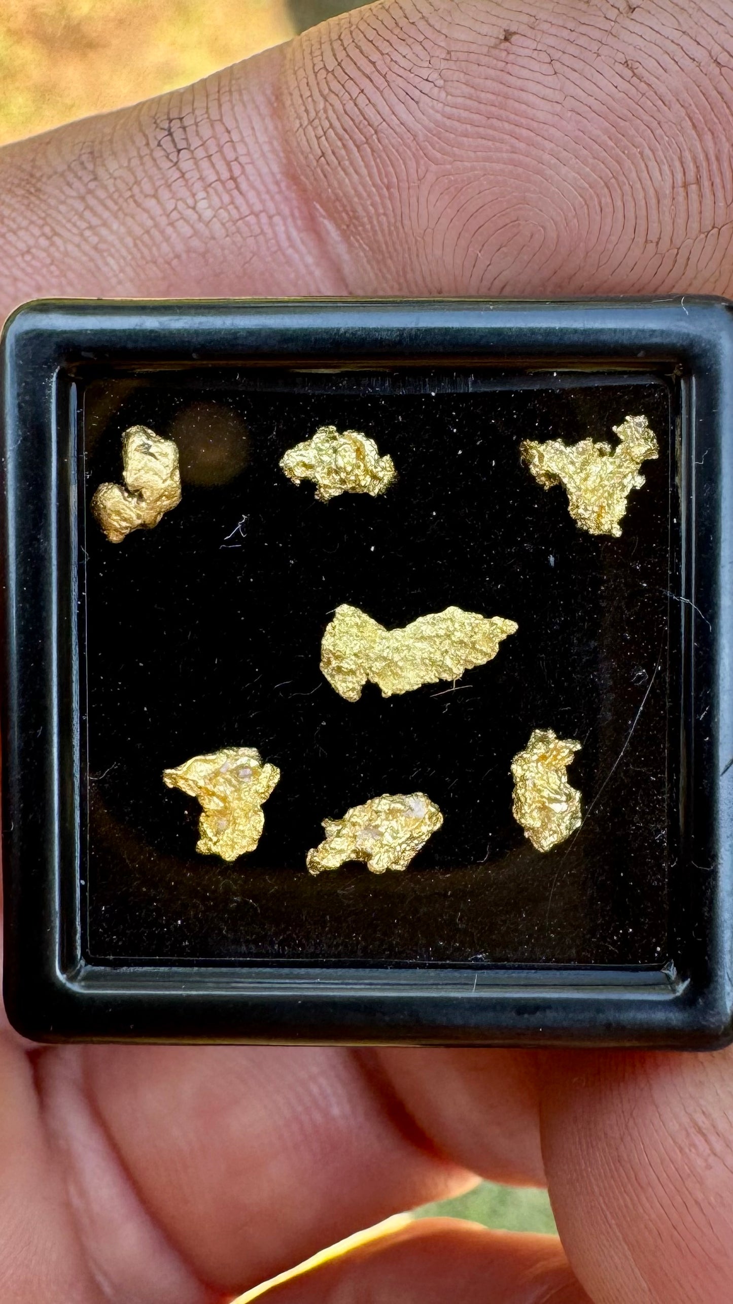 Seven Small but precious Gold Nuggets 1.09 grams total